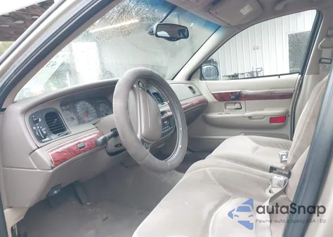 2000 Mercury Grand Marquis Ls z USA, uszkodzony, nr VIN 2MEFM75W0YX734850